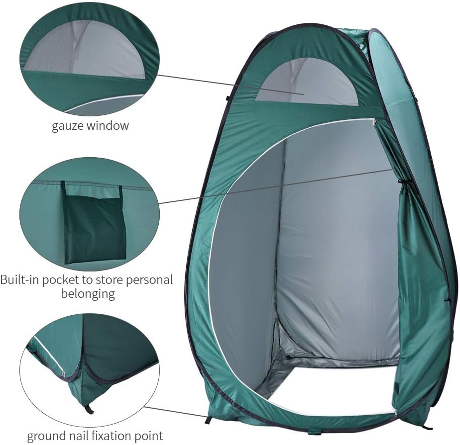 Pop Up Privacy Tent,Shyneer Shower Changing Dressing Toilet Tent Portable Camping Privacy Shelters Room with Carrying
