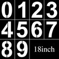 18 Inch Large Number Stencils Set 0-9 Address Number Stencil Reusable Plastic Digital Stencils Templates for Cake