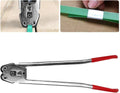 Strap Crimp Strapping Strapping Crimper Pliers - Manual Banding Tool for PP PET Plastic Strap, Duty Packer Sealer