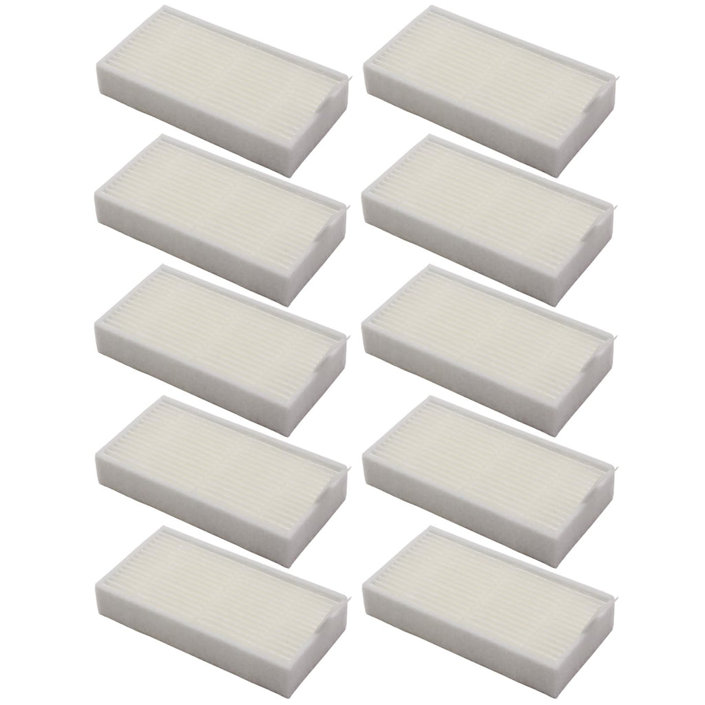 10pcs HEPA Filter for ILIFE Robot Vacuum, Hepa filter 80mm x 40mm x 15mm