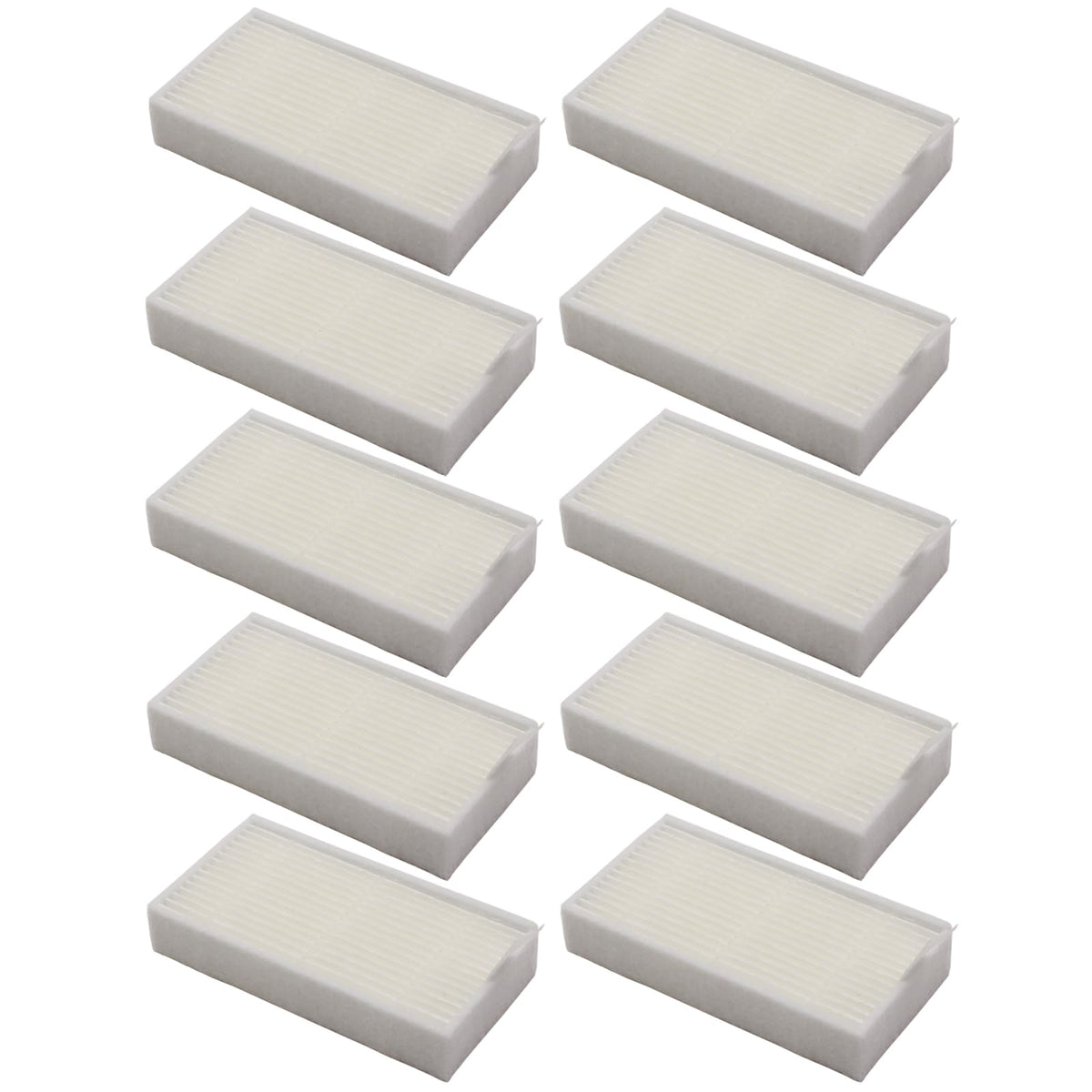 10pcs HEPA Filter for ILIFE Robot Vacuum, Hepa filter 80mm x 40mm x 15mm