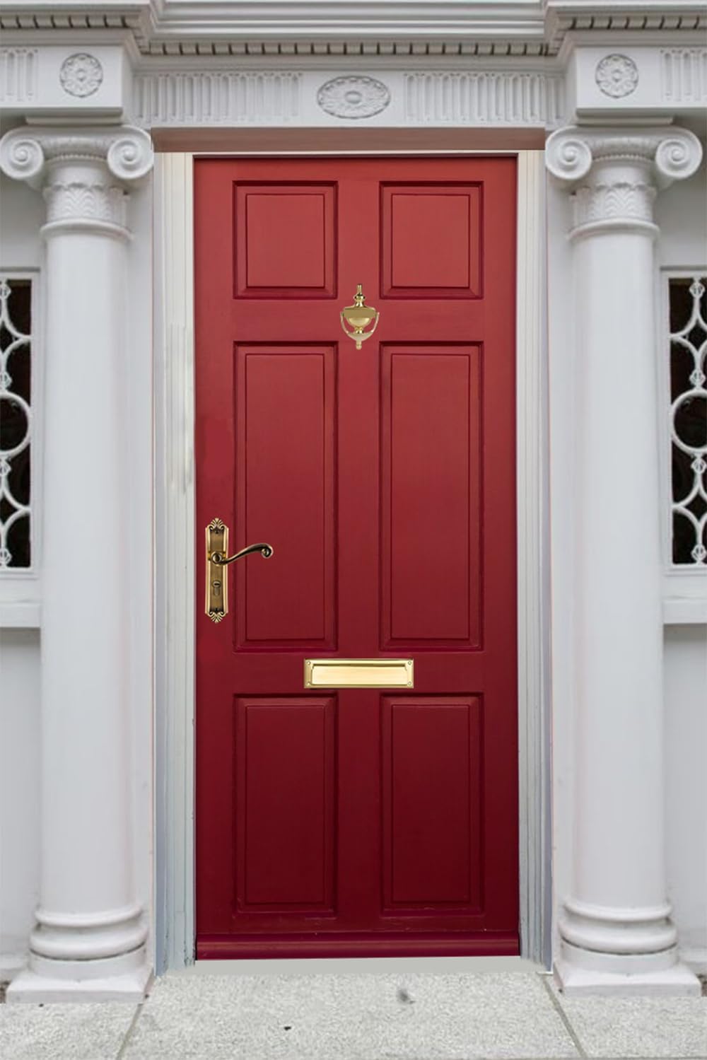 Solid Brass Mail Slot, with Solid Brass Interior Frame, 13" x 3.625", Polished Brass, 1 Pack, Made in Taiwan