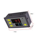 AITIAO 2Pcs DC 24V 20A Relay Module with Dual LED Digital Display Programmable Cycle Timer Switch ON-Off Control