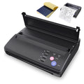 Tattoo Stencil Machine Thermal Copier Tattoo Stencil Printer with 20pcs Transfer Paper for tattooing Artists (Black)