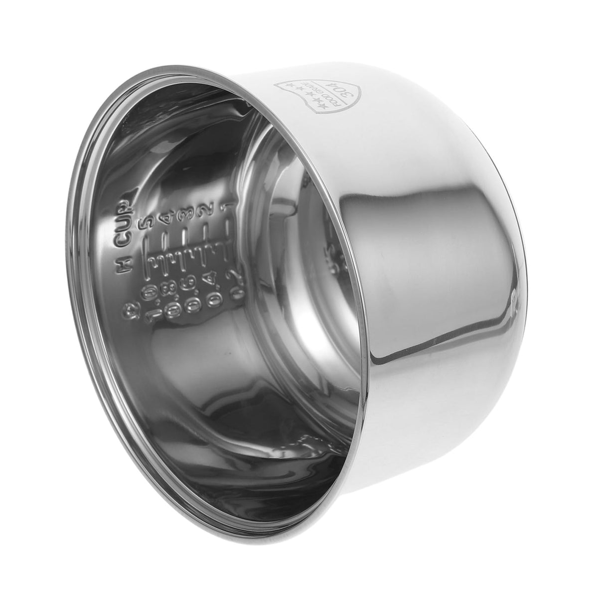 Rice Cooker 2l Stainless Steel Inner Pot Replacement for Electric Cookers