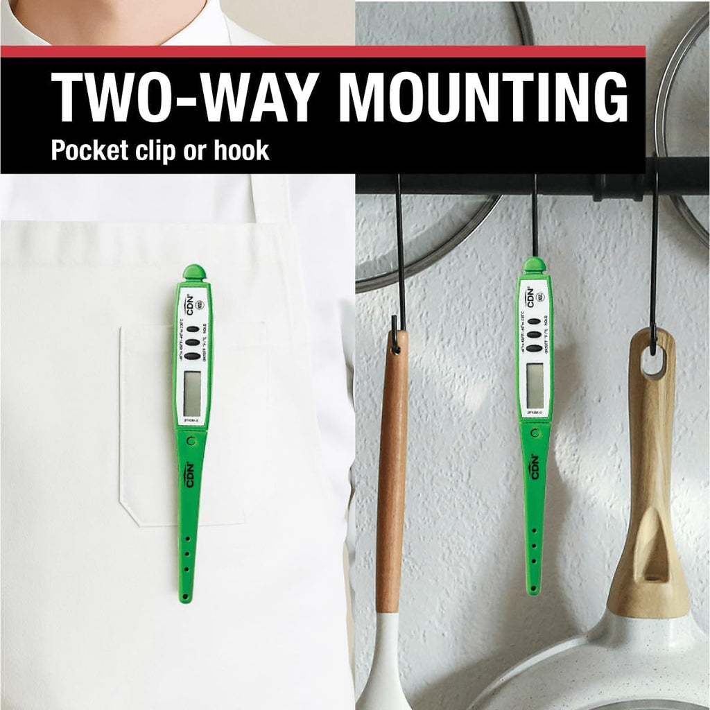 ProAccurate Instant Read Digital Pocket Thermometer with 2.75" Stainless Steel Tip for Accurate Temperature