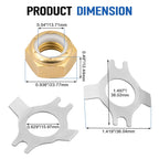 18-3702 Marine Prop Nut Kit for Mercury/Mariner 30-60 HP Outboard Motor