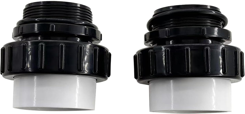 2 Pcs MIP x 2" Hi Temp Unions PVC Waterproof