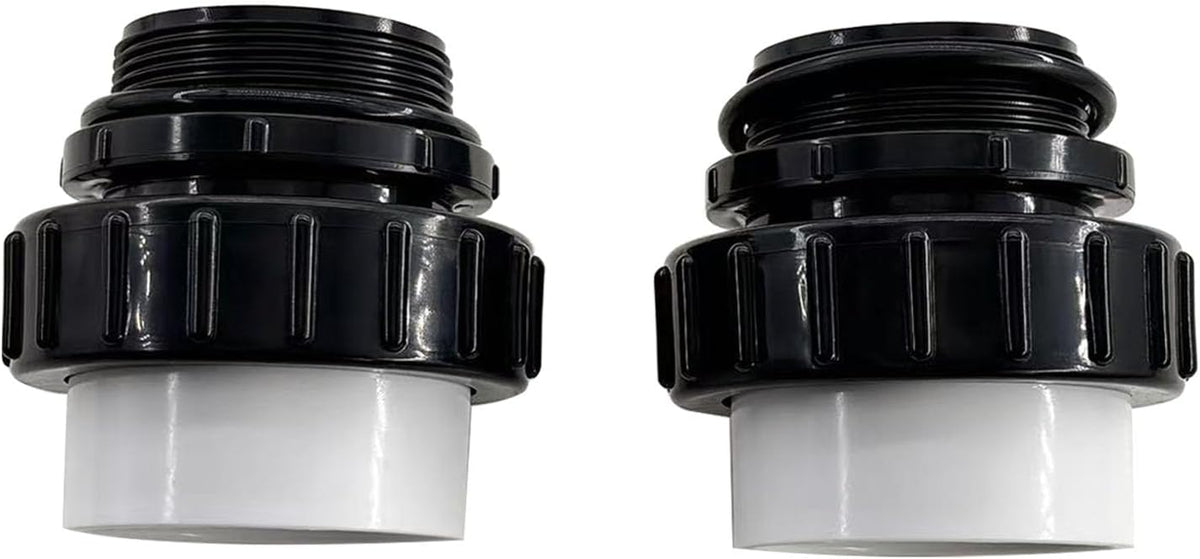 2 Pcs MIP x 2" Hi Temp Unions PVC Waterproof