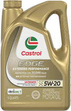 Castrol EDGE Extended Performance 5W-20 Advanced Full Syn Motor Oil 5 Qt