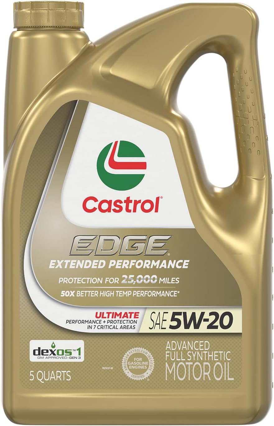 Castrol EDGE Extended Performance 5W-20 Advanced Full Syn Motor Oil 5 Qt
