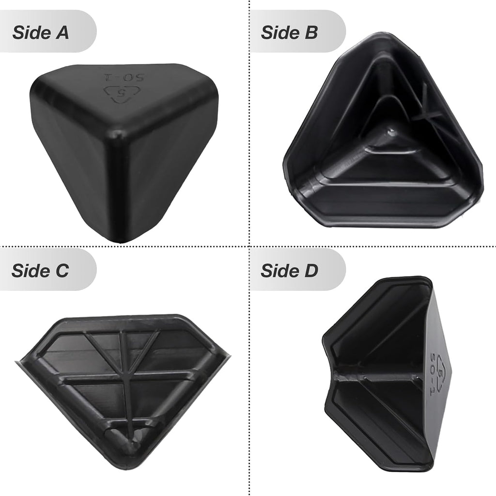 200 Pcs Packaging Edge Protectors, Heavy Duty Edge Corner Protector Golder for Boxes, Cartons, Panel Packaging