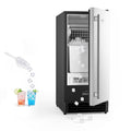 Undercounter Built-in Ice Maker, 50 Lbs/Day Under Counter Ice Maker Machine with Drain Pump, Reversible Door