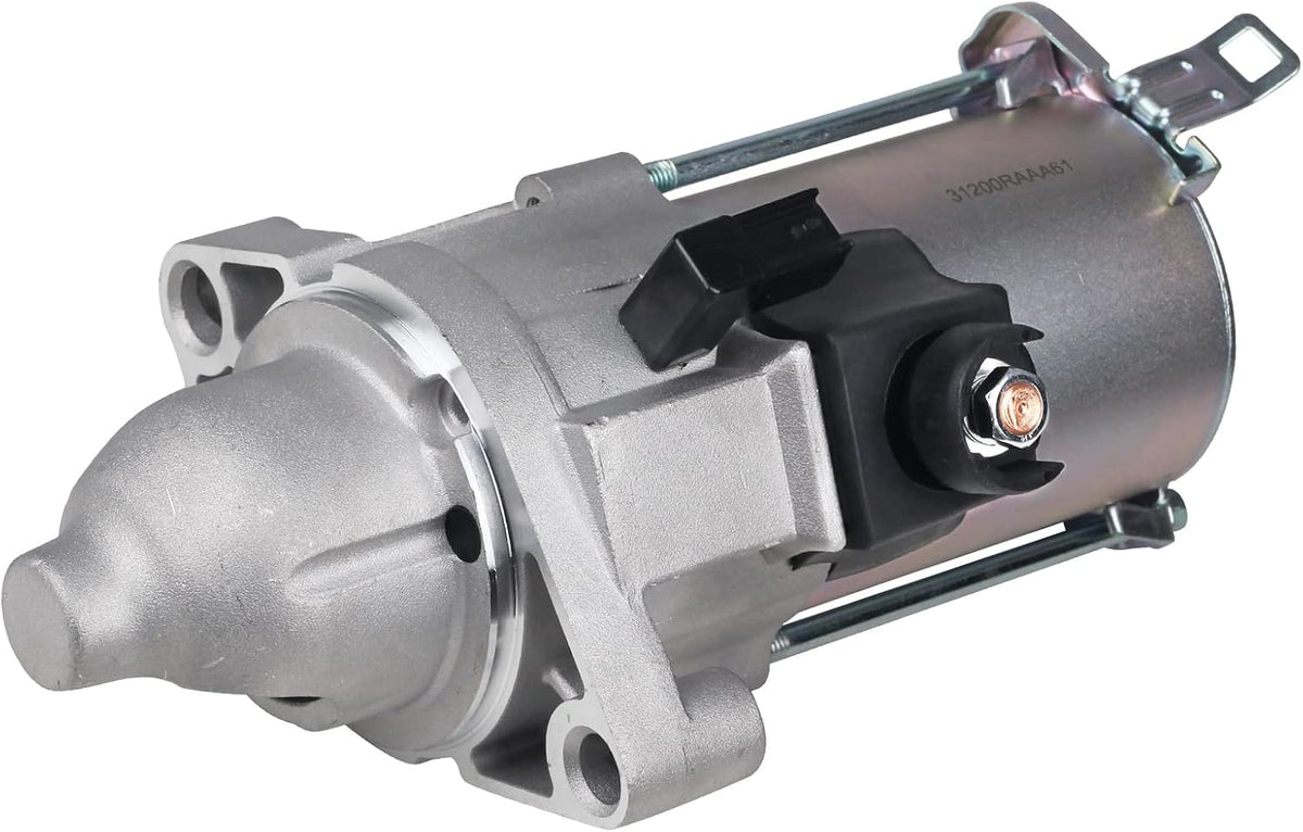 Autoround 17960 Starter Motor Fit for 2006-2011 Honda Civic 2.0L, 2016-2012 Accord 2.4L, 2007-2011 Element CR-V 2.4L, 06-14 Acura TSX 2.4L, OE Replacement # 31200-RAA-A61 31200R40A01 17960N