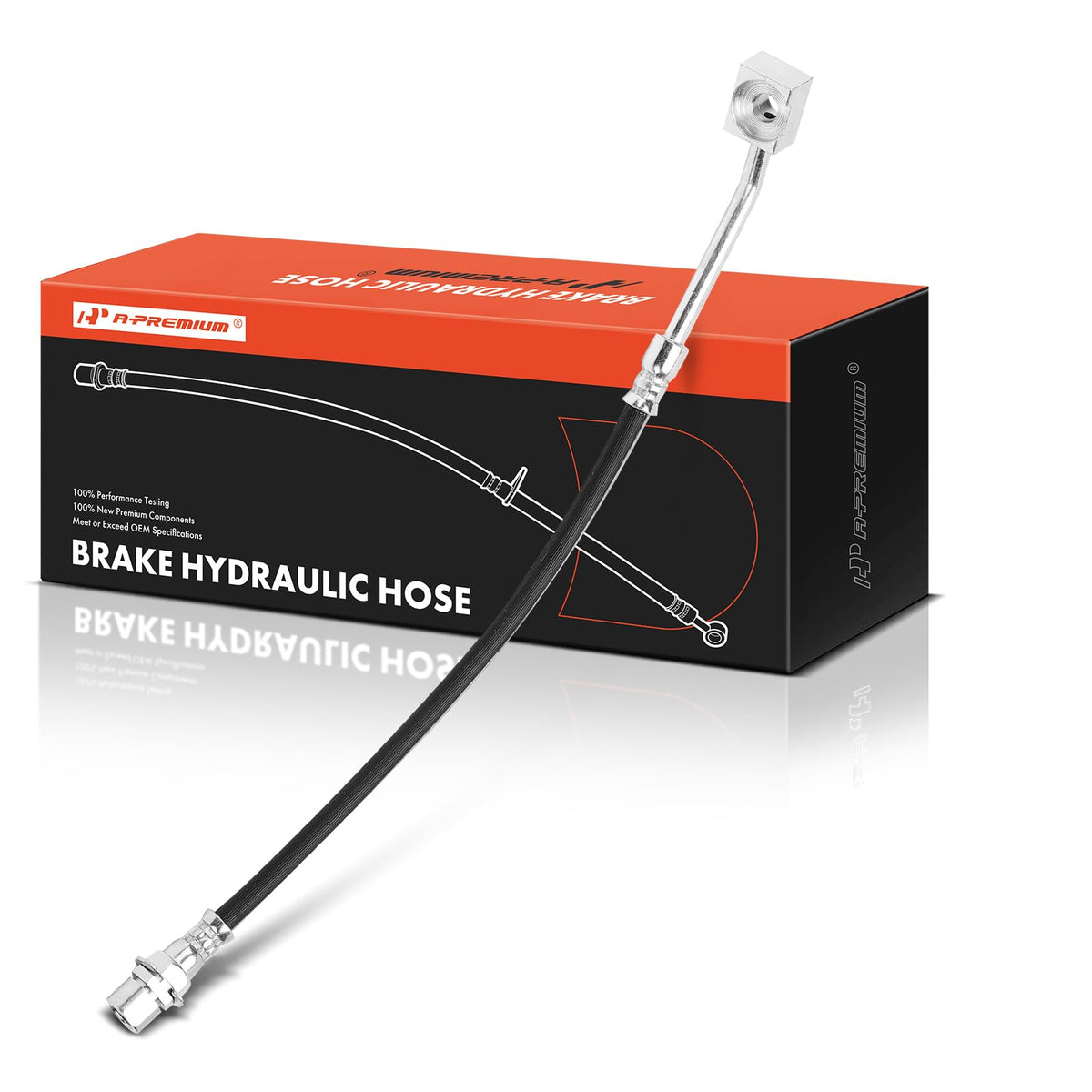 A-Premium Front Driver Brake Hydraulic Hose Compatible with Ford