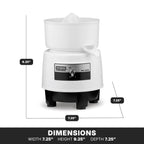 Compact Electric Citrus Juicer with 120 Oranges per Hour Capacity