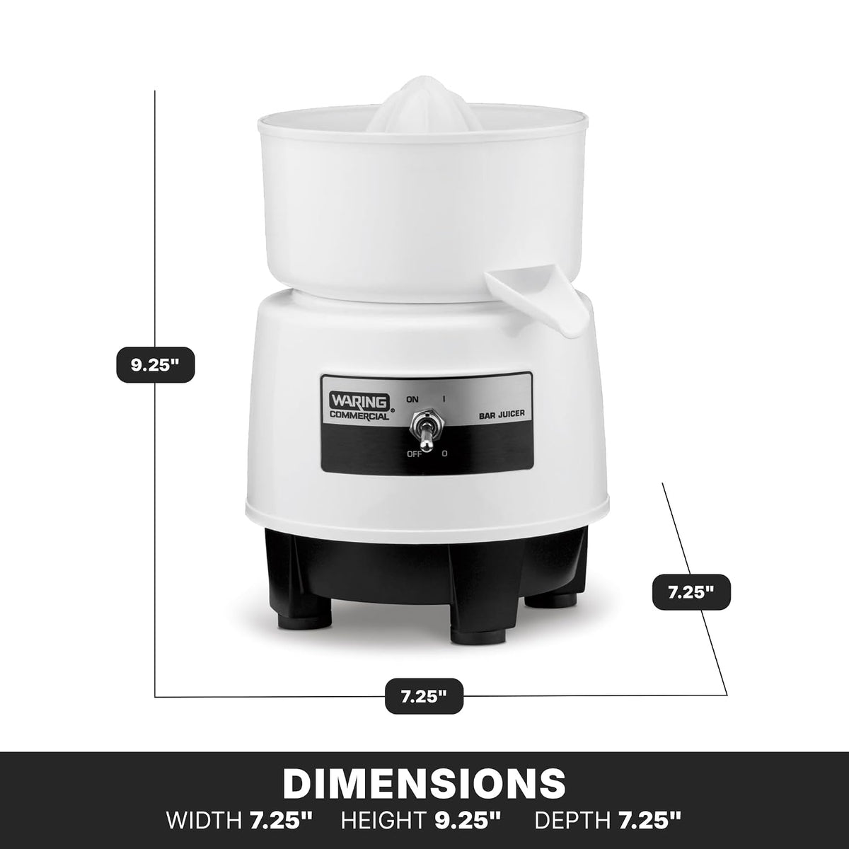 Compact Electric Citrus Juicer with 120 Oranges per Hour Capacity