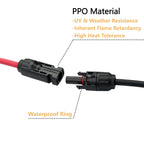 SOYAN Solar Parallel Connector Y Splitter 1Y2 10 AWG Solar Cable Connector