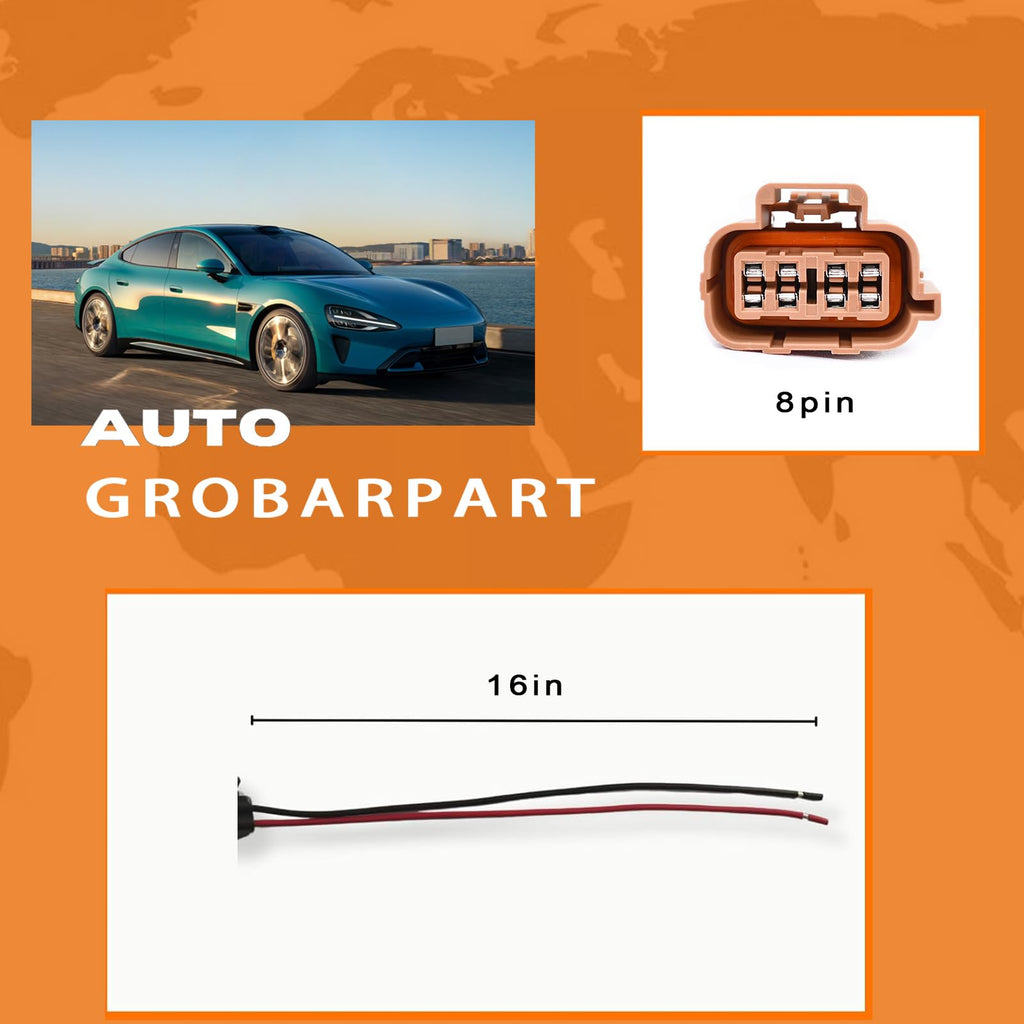 GROBARPART 923-012 Tail Light Circuit Board Connector Wiring Harness Pigtail Plug Wire Compatible with Select Models