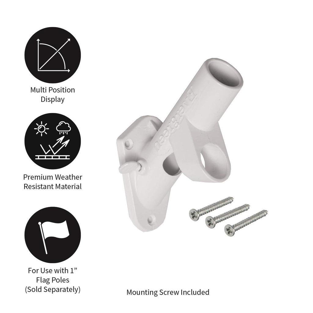 Multi-Purpose White Flag Bracket