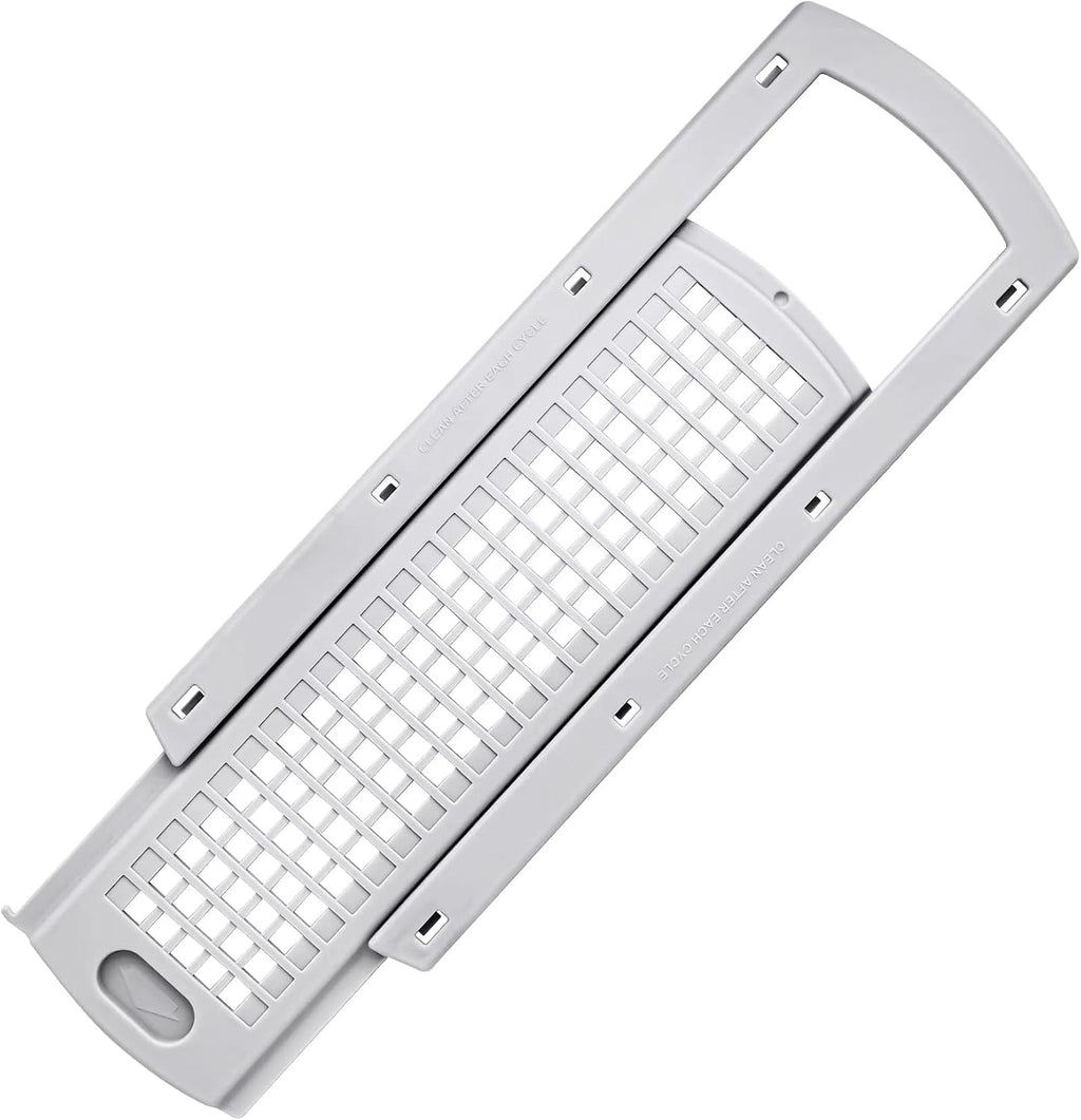 WE22X35337 Washer Dryer Lint Screen Cover Grid And Lint Filter Slide Guide Assembly,Compatible with GE&Hotpoint Dryer Replacement for WE01X25915 WE01X25914