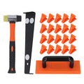 Laminate Flooring Tools 23 Pcs Set | Double Faced Mallet & CRV Steel Pull Bar | Tapping Block & 1 / 4in 1 / 2in