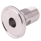 DERNORD 1.5'' Tri clamp Adapter to 3/4 inch MNPT Thread Ferrule Sanitary Pipe Fitting