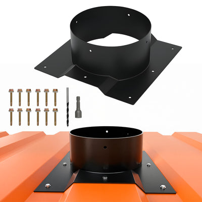 8-Inch Roof Vent Adapter Whirlybird Turbine Vents Adapter