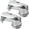 2-Pack 3/4" Flexible Metal Conduit Elbow, 90 Degree Squeeze Connectors