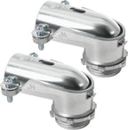 2-Pack 3/4" Flexible Metal Conduit Elbow, 90 Degree Squeeze Connectors