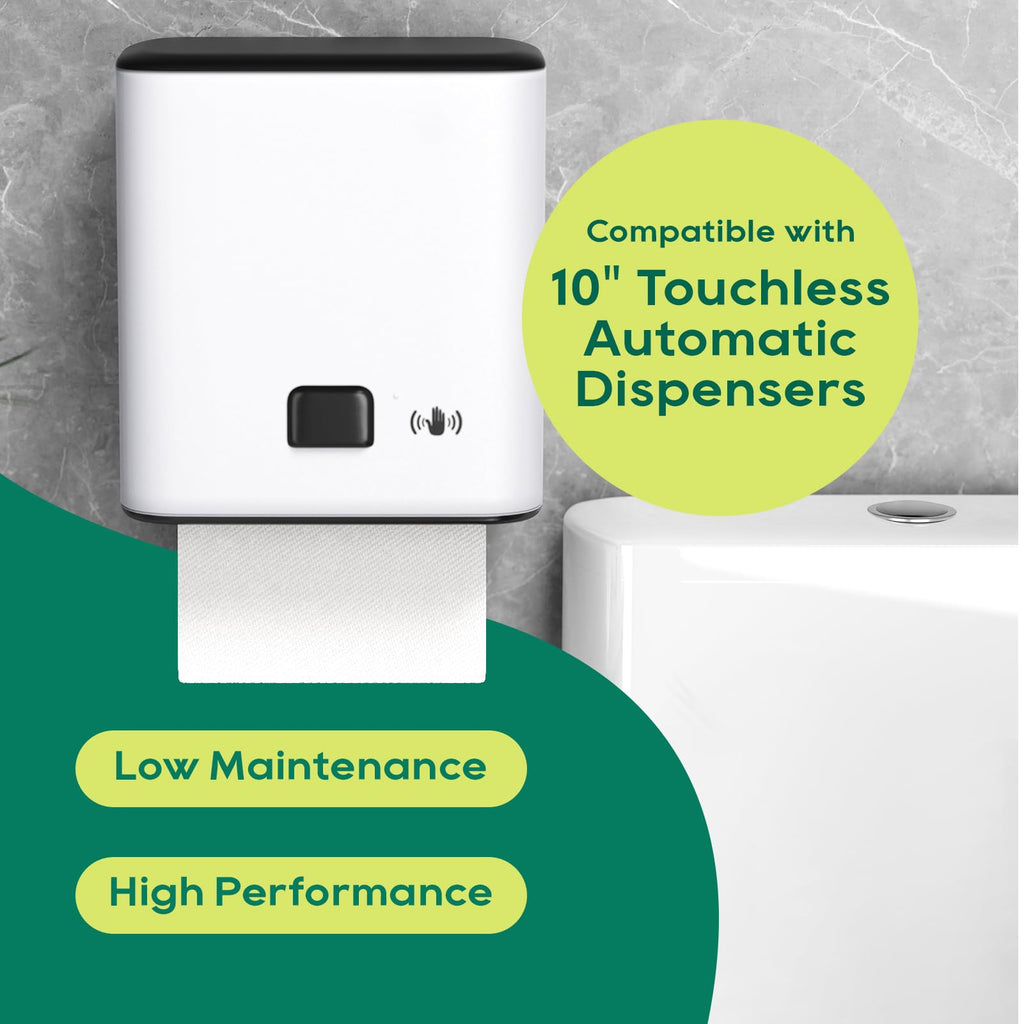 TAD Paper Towels 10 x 800 White, 6 Roll High Capacity
