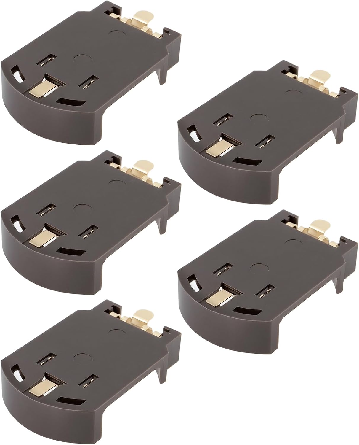 5pcs Button Cell Holder Battery Holder Button Battery Holder for CR2032 CR2025 3V Coin Cell Battery Socket Holder