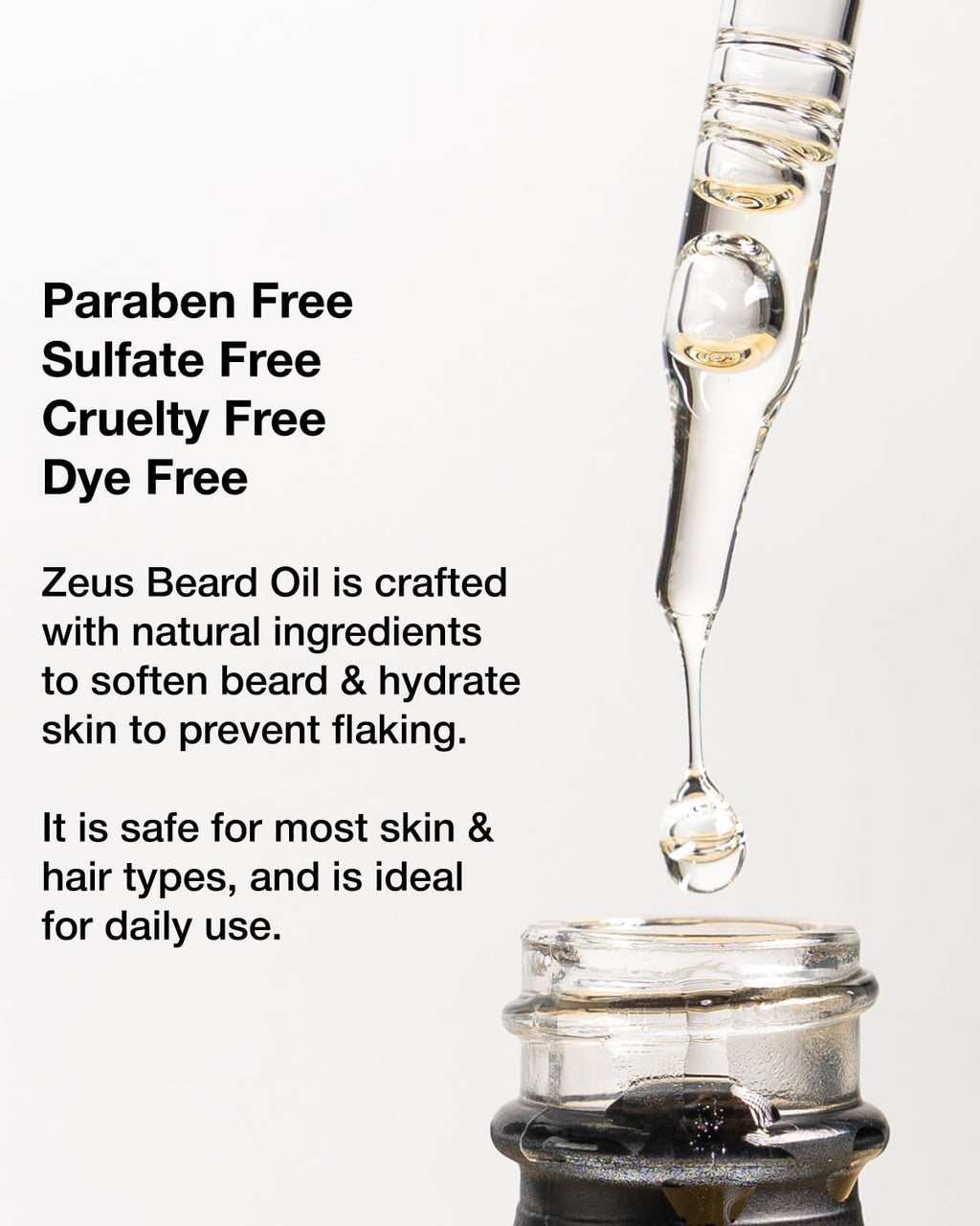 Natural Beard Oil for Men with Essential Oils (Tea Tree)