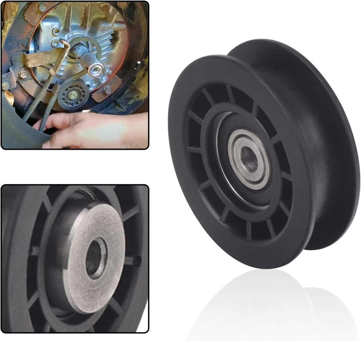 587973001 Lawn Mower Idler Pulley 3 - Pcs for Husqvarna Poulan Lawn Mower