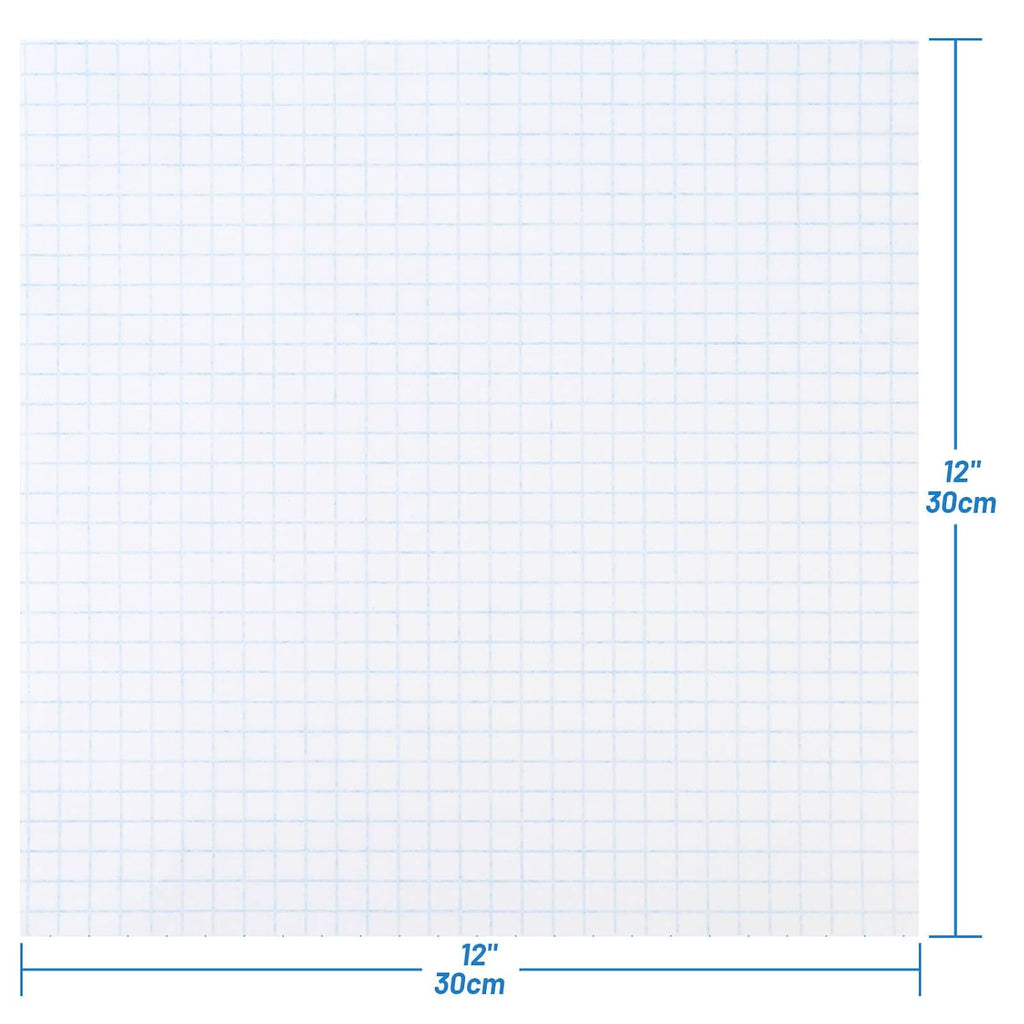 20 Pack Clear Transfer Tape, Contact Paper Decal Transfer Sheet Low Tack Ease Paper Transfer Tape for Craft