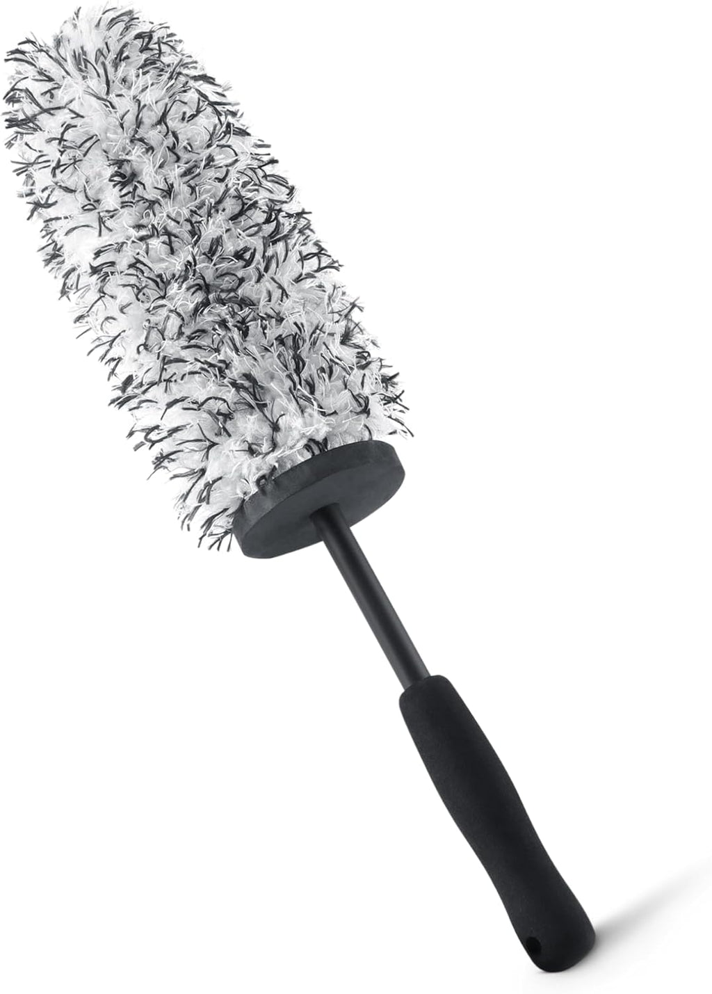 Microfiber Wheel Cleaner Brush, for Rim Cleaning and Car Detailing, 16.54" Length, Gray