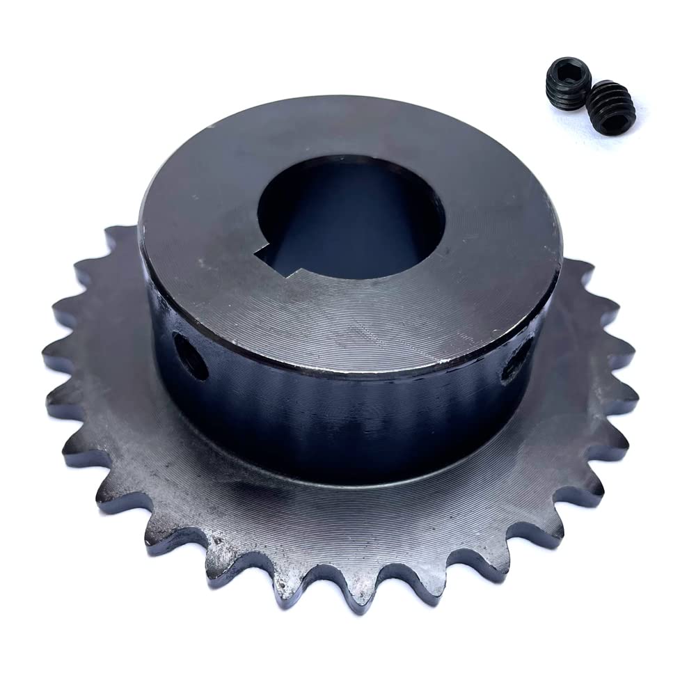 #35 Roller Chain Sprocket B Type 1" Bore Rust Prevention Hardened 30 Tooth