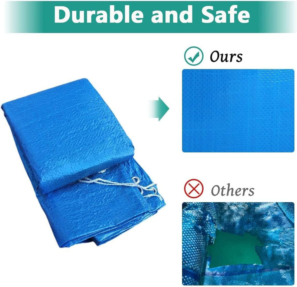 Solar Heating Round Pool Cover, Blue, 12 Ft