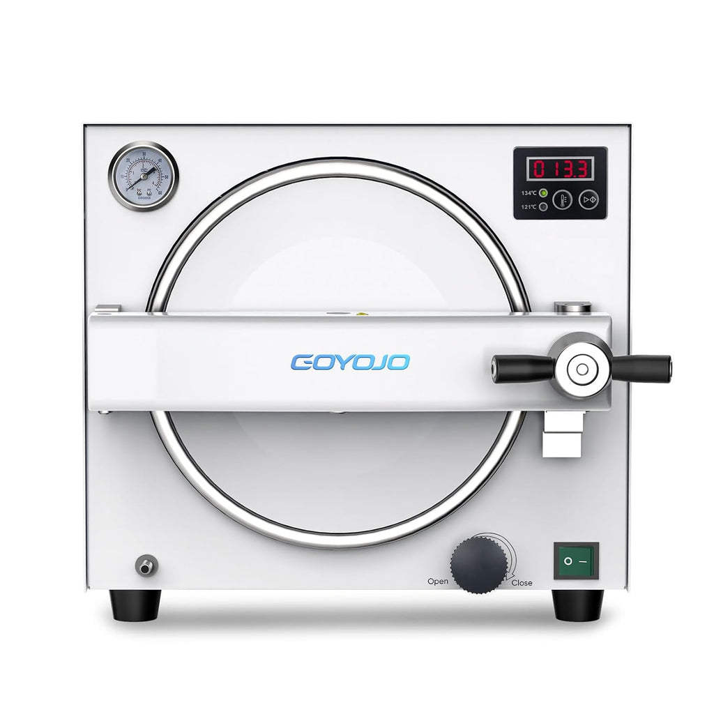 18L Autoclave Sterilizer – Tabletop Class N High Pressure Steam Sterilizer Autoclave Machine with Digital Control