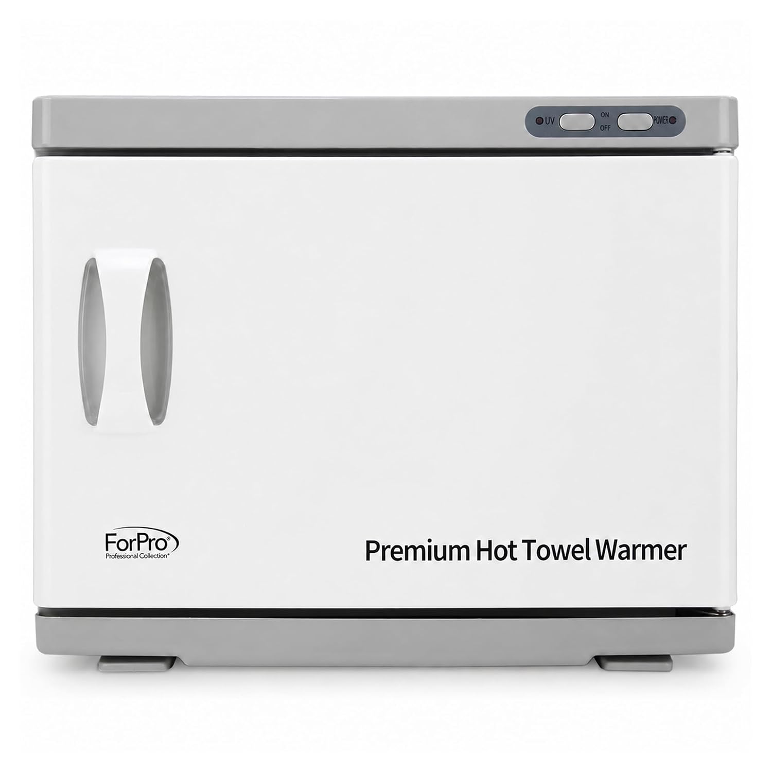 Premium Hot Towel Warmer, 23L Extra Large Capacity, Two Stainless Steel Racks, White