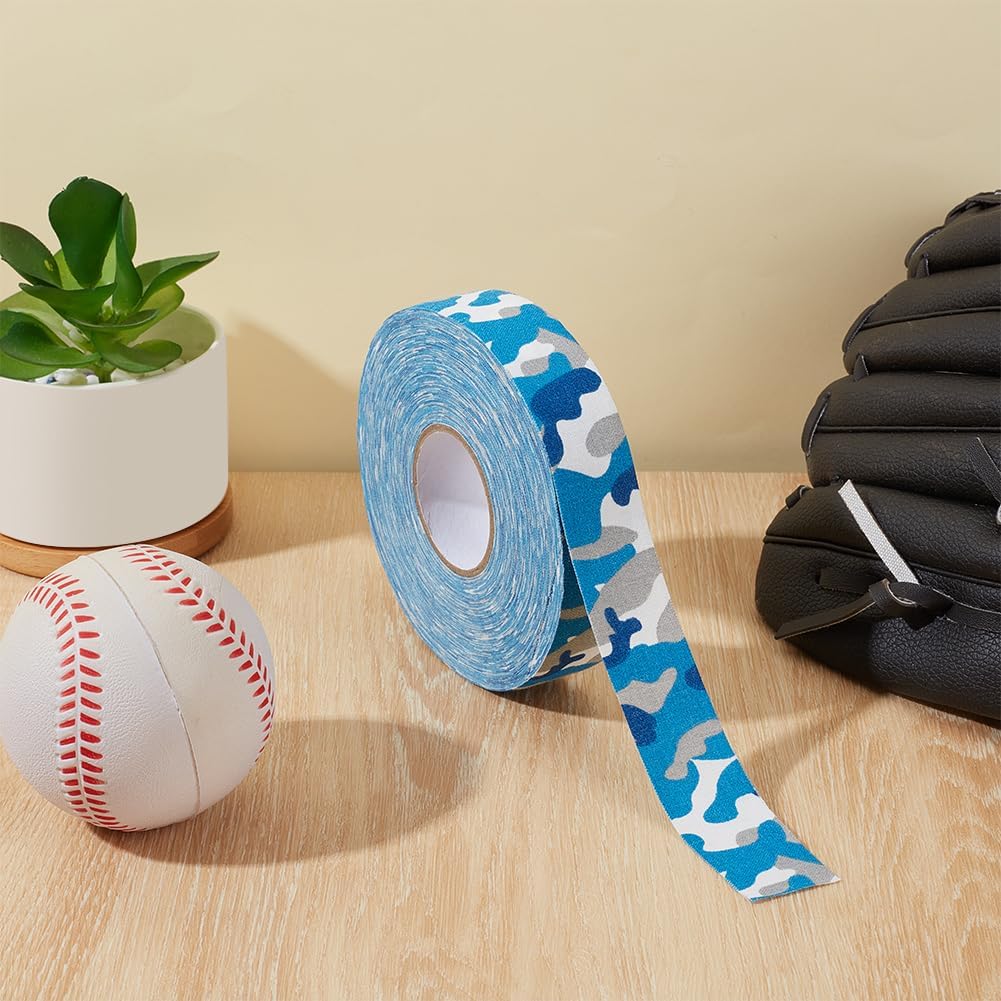 27.43 Yards Blue Camo Tape Cool Camouflage Pattern Athletic Sport Muscles Protective Non Slip Ice Hockey Pucks Skiing