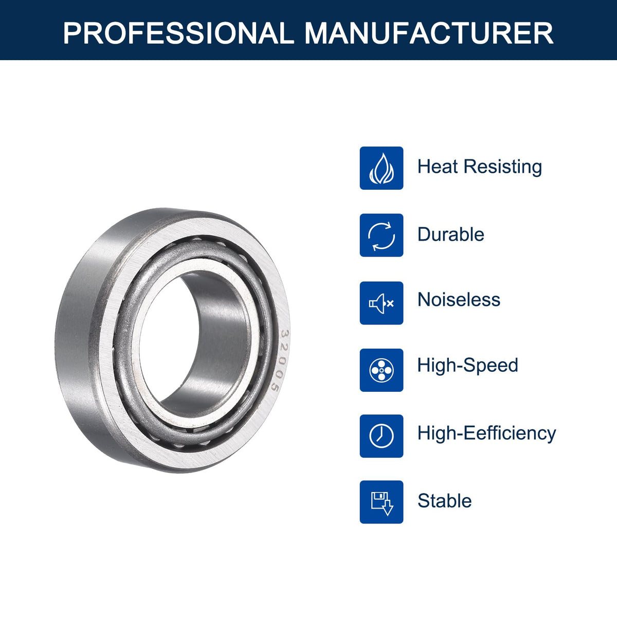HIPicco 32005 Tapered Roller Bearing Cone and Cup Set