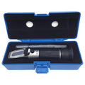Brix Refractometer with ATC, Dual Scale - Specific Gravity & Brix, Hydrometer in Wine Making and Beer Brewing