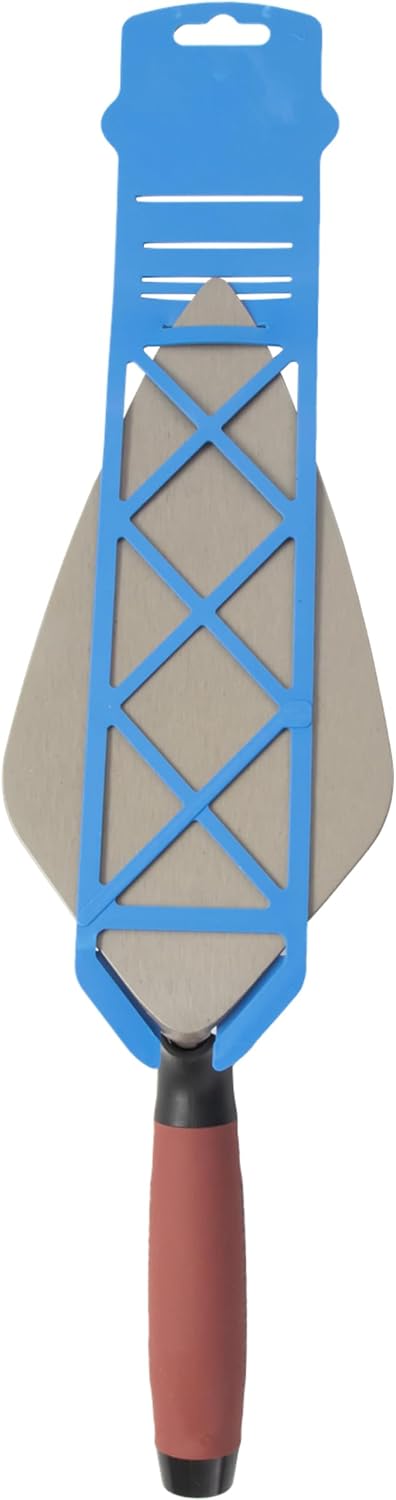 London Brick Trowel, 10 x 4 5/8 Inch, Assembled in USA | Forged One-Piece High Carbon Steel Blade, Taper Ground, 10 x
