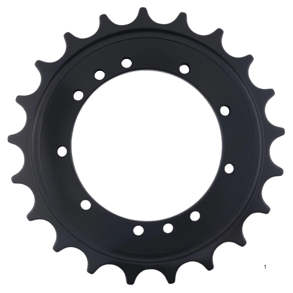 HESIEU 7199006 21 Teeth 11 Bolt Holes Sprocket Compatible with Bobcat Mini Excavator E25 E26 E27 E27Z E32 E32I E34 E35 E35I E35Z