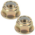 2-Pack 712-04065 Nylon Flange Lock Nut 3/8-16 Compatible with MTD Cub Cadet