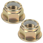 2-Pack 712-04065 Nylon Flange Lock Nut 3/8-16 Compatible with MTD Cub Cadet