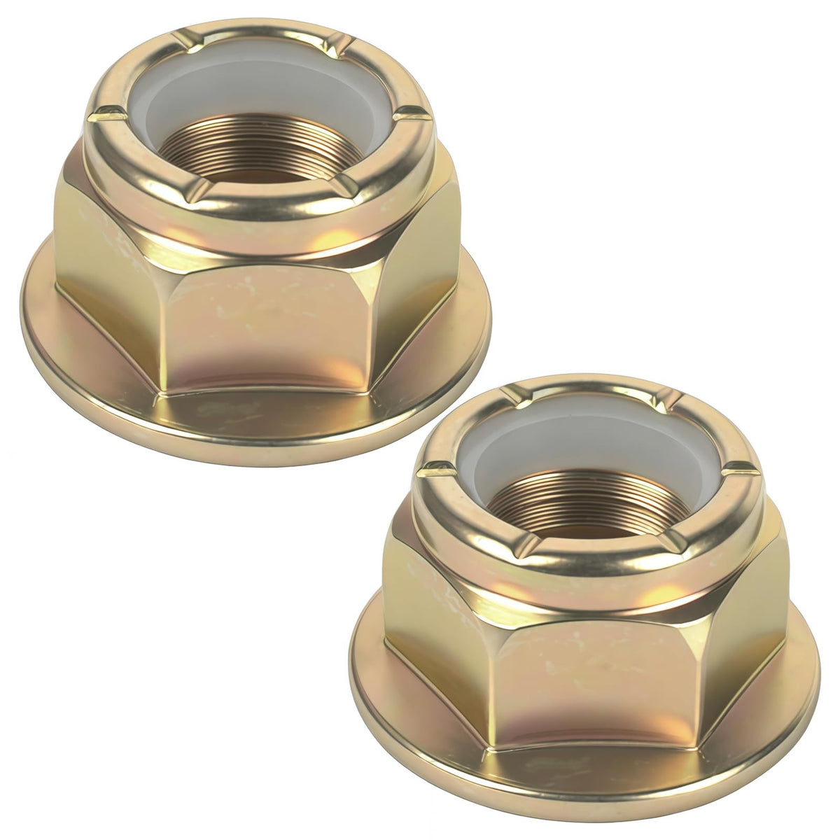 2-Pack 712-04065 Nylon Flange Lock Nut 3/8-16 Compatible with MTD Cub Cadet