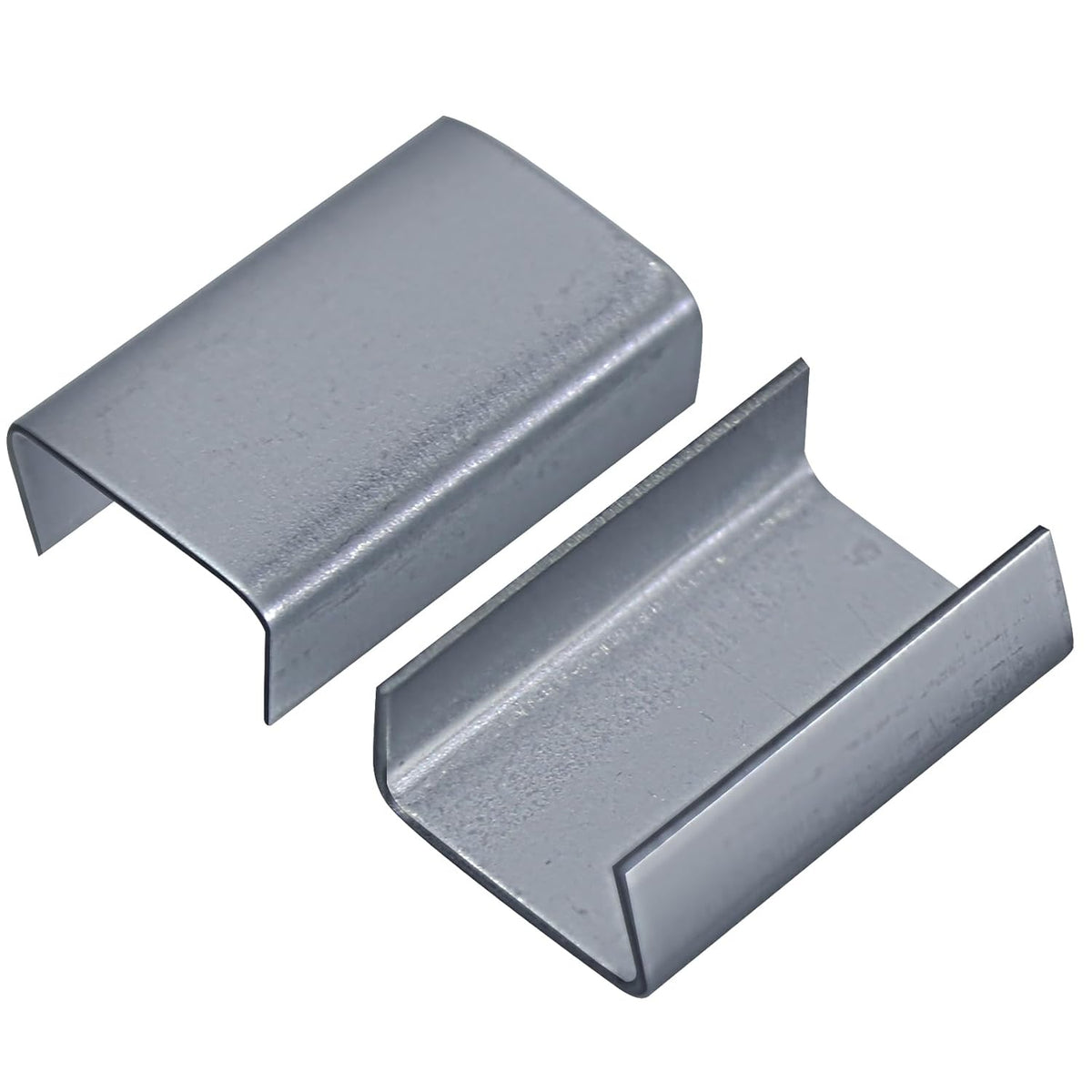 Open (Snap-on) Seals for 5/8" Width Steel Strapping Galvanized Rust Prevention Metal Clips for Heavy Pallet Banding