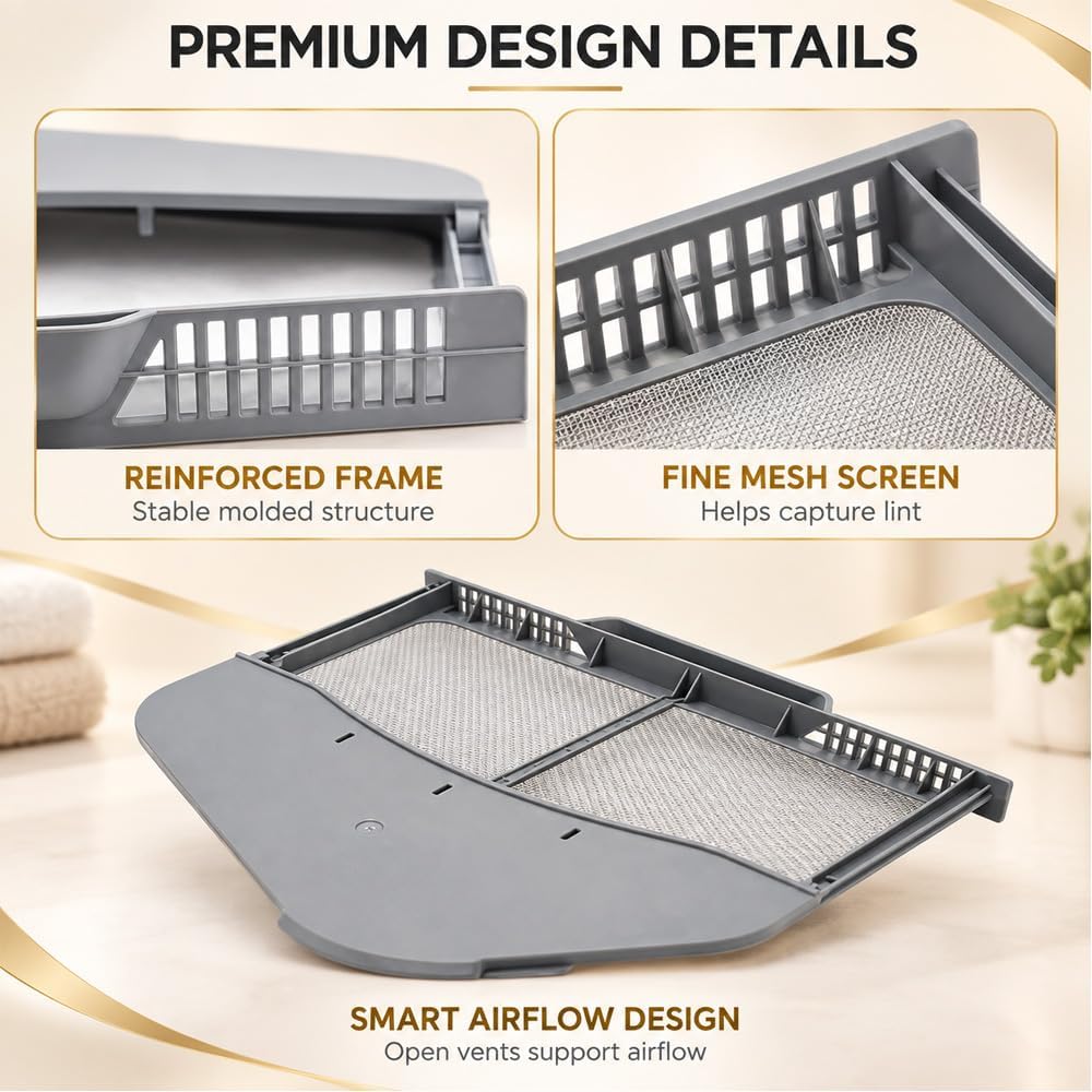 Dryer Lint Filter Replacement for Samsung DV484GTHASU/A1 2012–2014